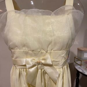 Bonnie Jean girls yellow dress